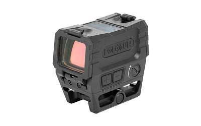 Holosun Technologies AEMS EVO |  Gold Dot |  Enclosed Rifle Sight |  2MOA and 65 MOA Dot |  1X Magnification |  Anodized Finish |  Black